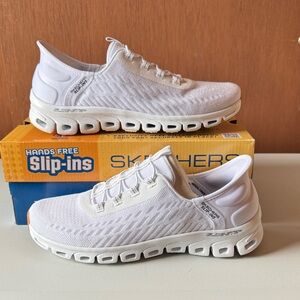 Skechers Women’s White Slip-On Sneakers